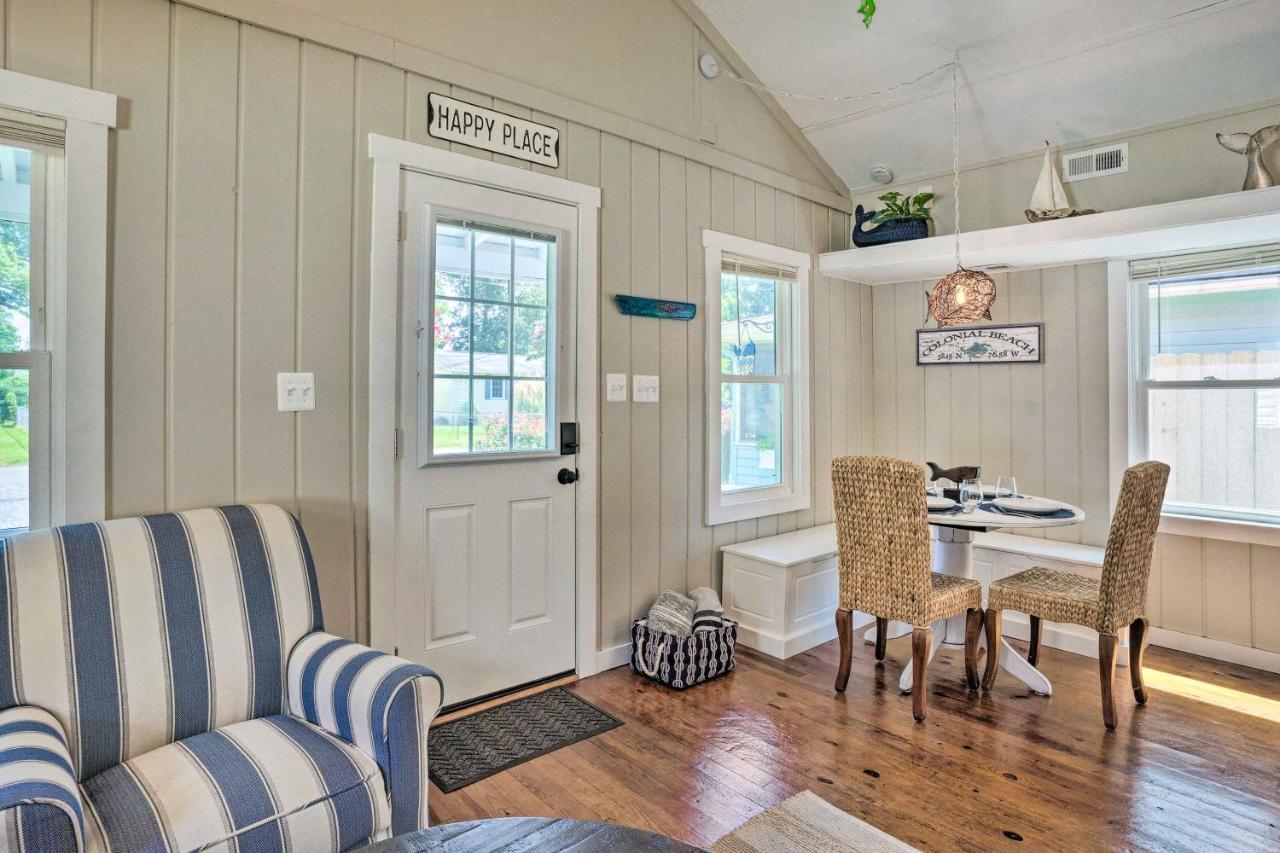 Chic Cottage With Private Yard Steps To Beach! Colonial Beach Buitenkant foto