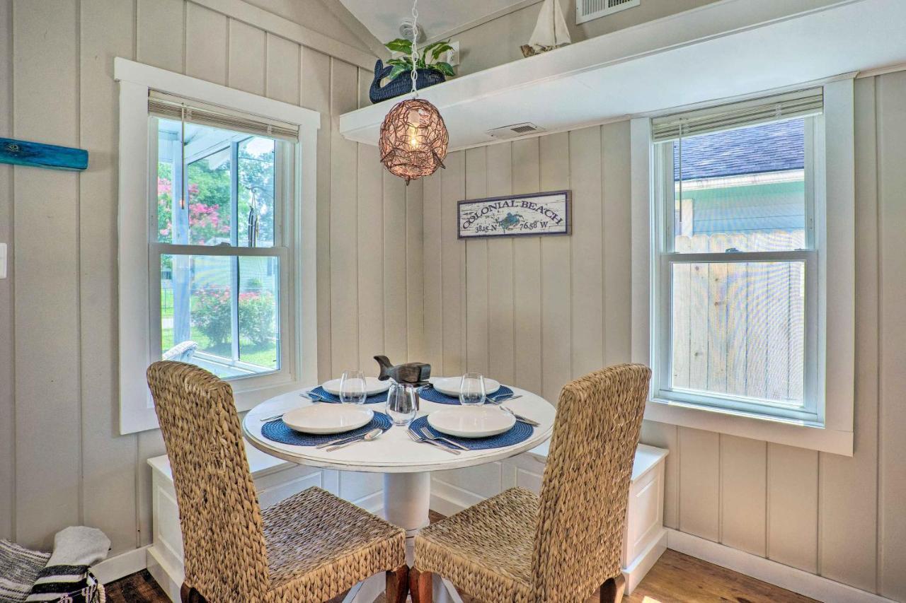 Chic Cottage With Private Yard Steps To Beach! Colonial Beach Buitenkant foto